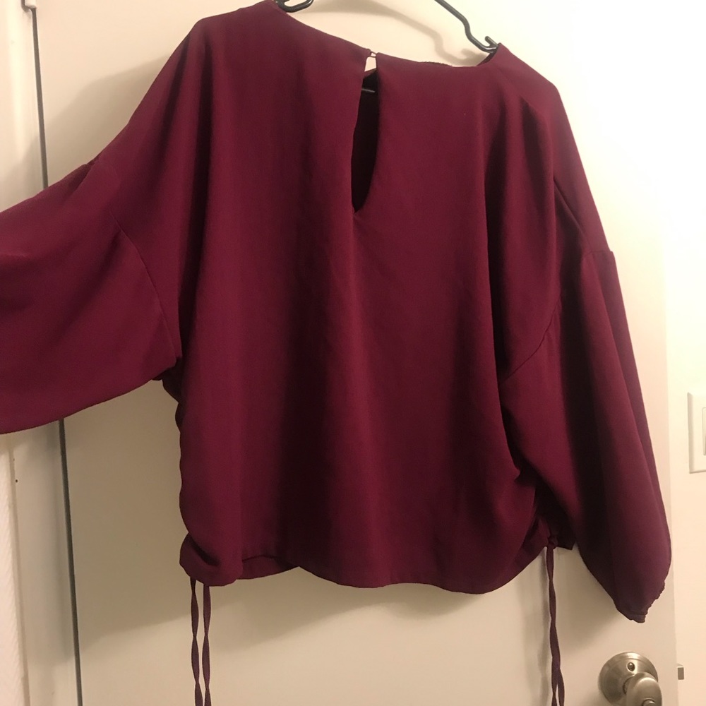 Zara Plum blouse